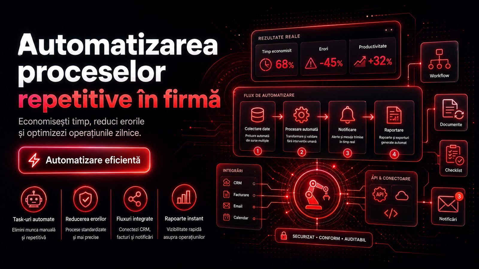 Automatizarea proceselor repetitive în firmă