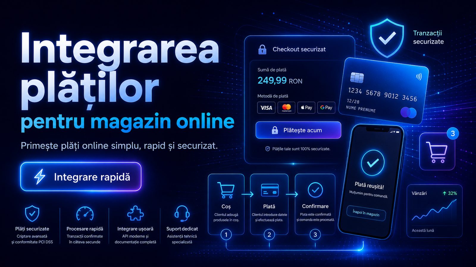 Integrarea plăților pentru magazin online
